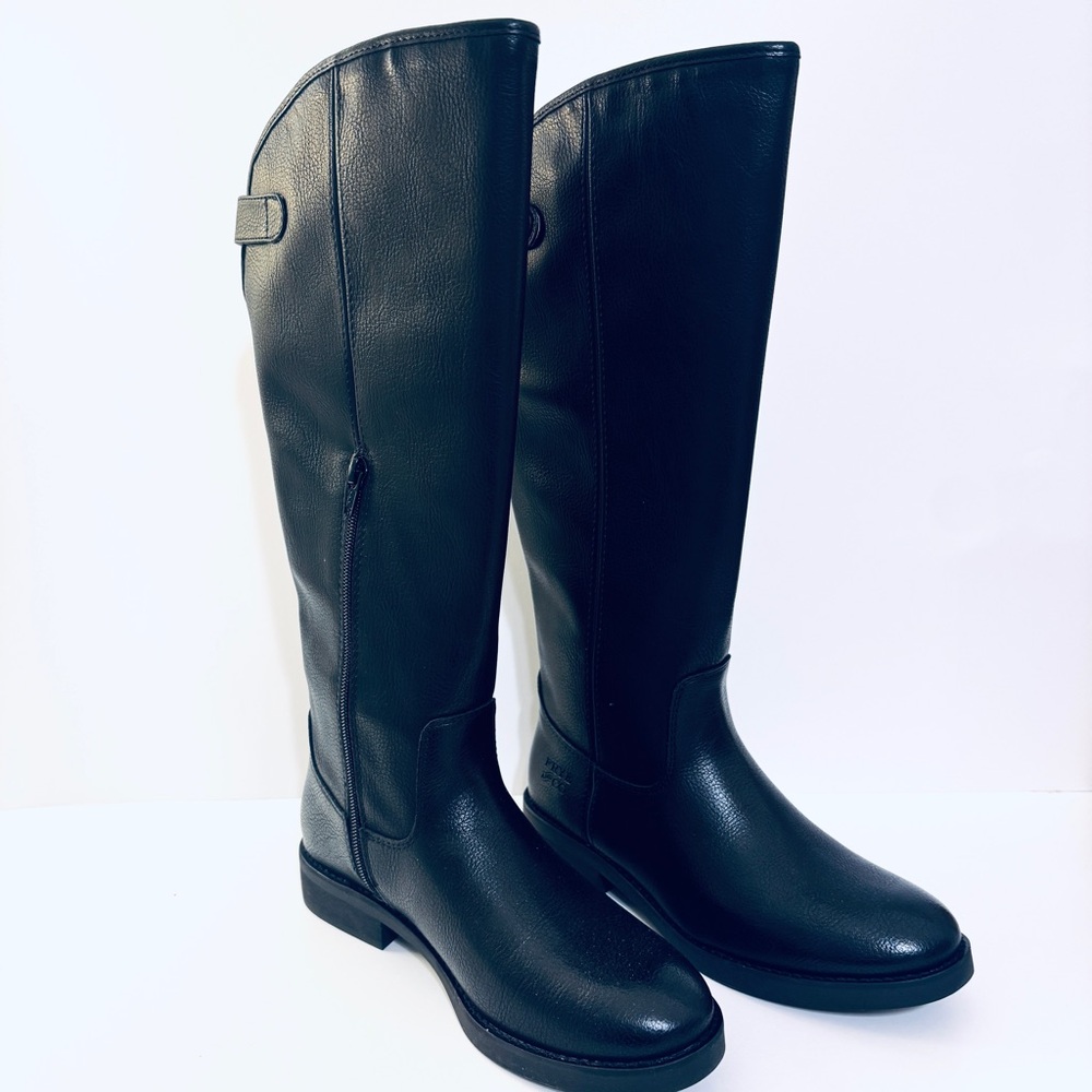 FRYE AND CO. Women's Kellie Button Tall Knee High Black  Boot Sz 7 - Picture 11 of 15